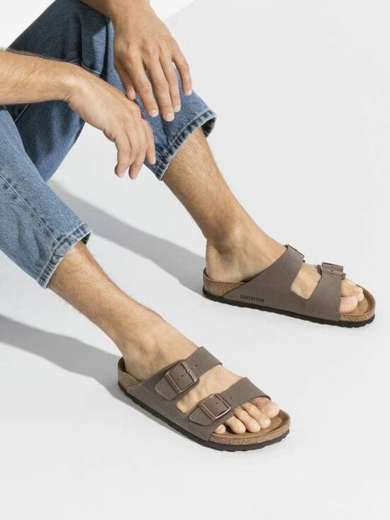 Birkenstock Other - Birkenstock Arizona  Birkibuc - Color: Mocca - Size: Men 9